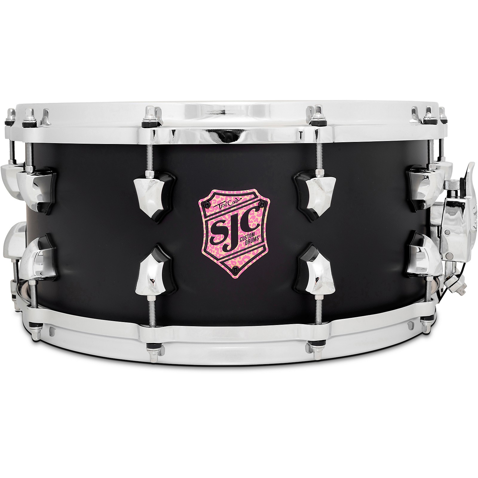 SJC Drums Tre Cool Black Mamba Snare Drum 14 x 6.5 in. Flat Black Musician's Friend