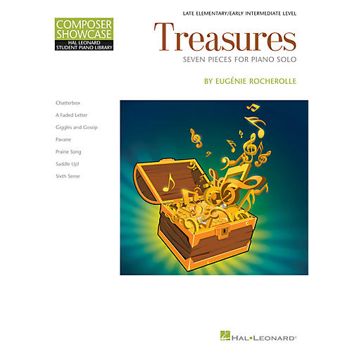 Hal Leonard Treasures by Eugenie Rocherolle - Hal Leonard Composer Showcase Late Elementary Piano Solo