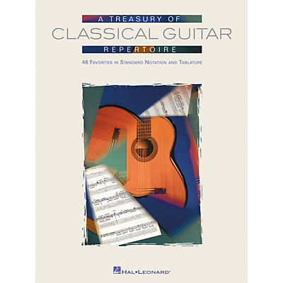 Hal Leonard Treasury of Classical Guitar Repertoire Tab & Notation Book