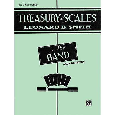 Alfred Treasury of Scales for Band and Orchestra 3rd & 4th F Horns