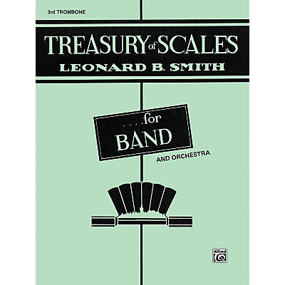 Alfred Treasury of Scales for Band and Orchestra 3rd Trombone