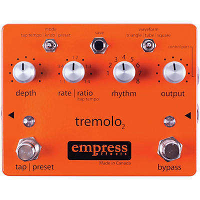 Empress Effects Tremolo2 Tremolo Guitar Effects Pedal