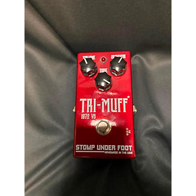 Stomp Under Foot Tri-Muff Effect Pedal