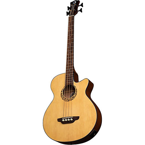 Luna Tribal Short Scale Acoustic-Electric Bass