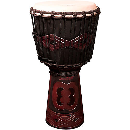Tribe Series Hand-Carved Unity Design Rope Djembe