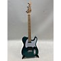 Used G&L Tribute ASAT Classic Solid Body Electric Guitar Turquoise METALLIC