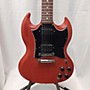 Used Gibson Tribute SG Solid Body Electric Guitar faded red