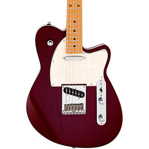 Reverend Trickshot Roasted Maple Electric Guitar Medieval Red