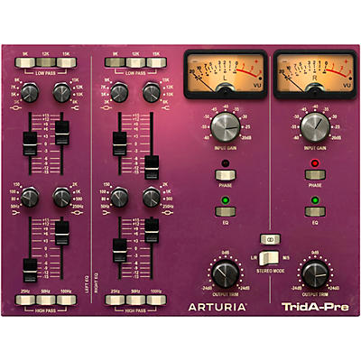 Arturia TridA-Pre Preamp Plug-in (Software Download)