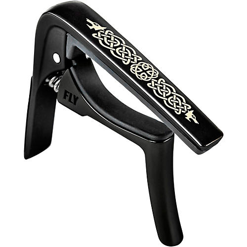 Dunlop Trigger Fly Celtic Knot Edition Curved Capo Black