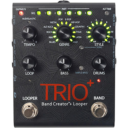 Digitech Trio+ Band Creator Plus Looper Guitar Effects Pedal Condition 2 - Blemished 194744102844