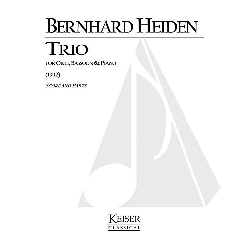 Lauren Keiser Music Publishing Trio for Oboe, Bassoon and Piano LKM Music Series Composed by Bernhard Heiden