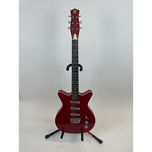 Danelectro Triple Devine Solid Body Electric Guitar Red