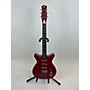 Used Danelectro Triple Devine Solid Body Electric Guitar Red