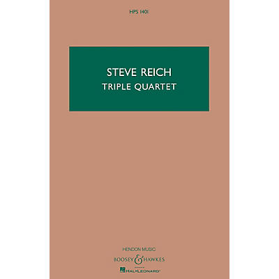 Boosey and Hawkes Triple Quartet (Version for String Quartet and Tape) Boosey & Hawkes Scores/Books Series by Steve Reich