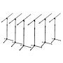 Musician's Gear Tripod Boom Microphone Stand 6-Pack - Black