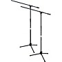 On-Stage Stands Tripod Mic Stand with Boom 2-Pack