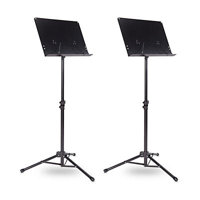 Musician's Gear Tripod Orchestral Music Stand 2-Pack - Black