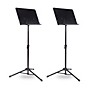 Musician's Gear Tripod Orchestral Music Stand 2-Pack - Black