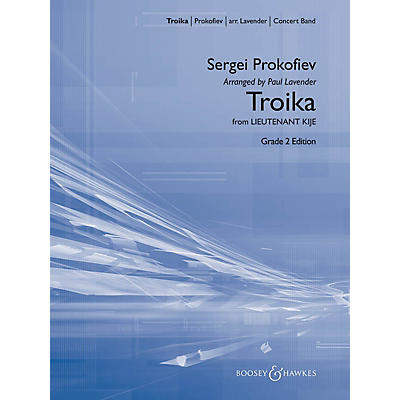 Hal Leonard Troika (from lieutenant Kije) Grade 2 Edition Full Score Concert Band