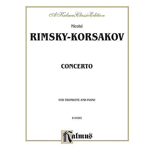 Alfred Trombone Concerto for Trombone By Nicolai Rimsky-Korsakov Book