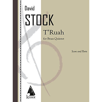 Lauren Keiser Music Publishing T'ruah for Brass Quintet LKM Music Series Book  by David Stock