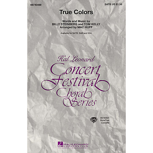 Hal Leonard True Colors SSA Arranged by Mac Huff