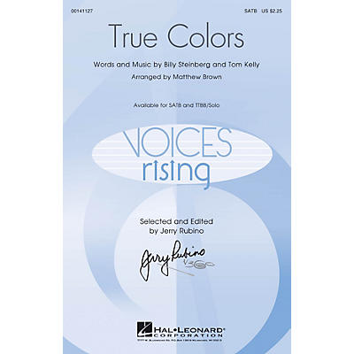 Hal Leonard True Colors TTBB/SOLO Arranged by Matthew Brown