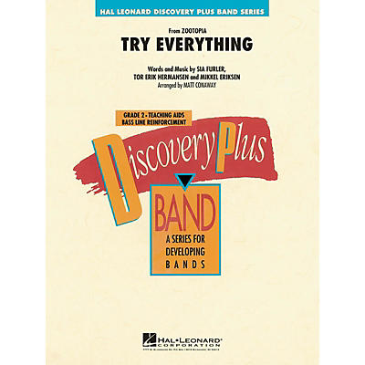 Hal Leonard Try Everything (from Zootopia) - Discovery Plus Concert Band Series Level 2 arranged by Matt Conaway