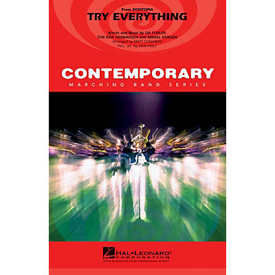 Hal Leonard Try Everything (from Zootopia) Marching Band Level 3-4 by Shakira Arranged by Matt Conaway