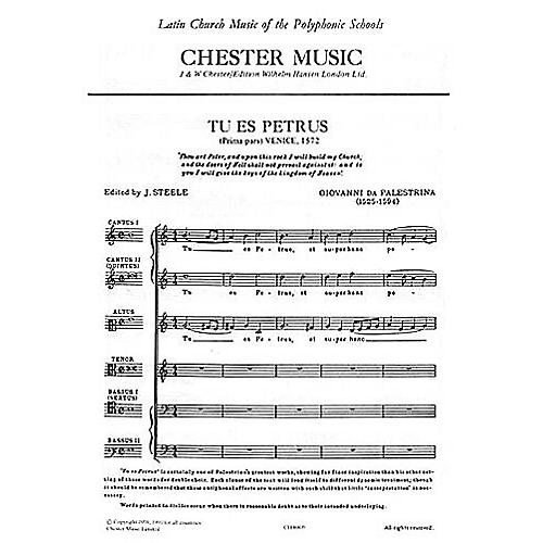 Chester Music Tu es Petrus SSATBB Composed by Giovanni Palestrina