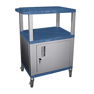 H. Wilson Tuffy Cart with Lockable Cabinet