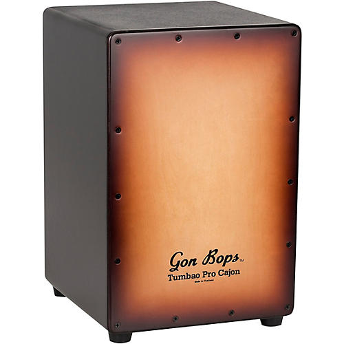 Gon Bops Tumbao Pro Cajon Condition 1 - Mint Burnt Toast Burst