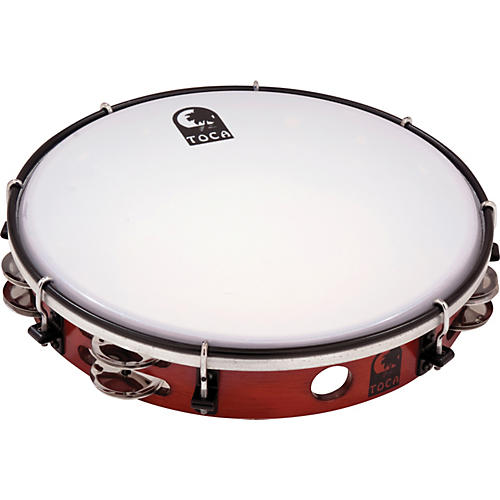 Toca Tunable Tambourine 10 in. Red
