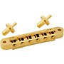 Grover Tune-O-Matic Guitar Bridge Notched Gold