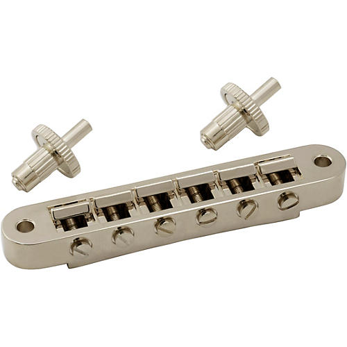 Grover Tune-O-Matic Guitar Bridge Unnotched Nickel