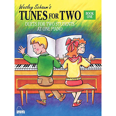 SCHAUM Tunes for Two - Book 1 Educational Piano Book (Level Elem)