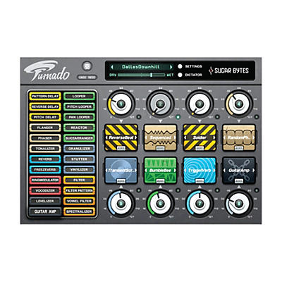 SUGAR BYTES Turnado Real-Tme Multi-Effects Plug-in (Download)
