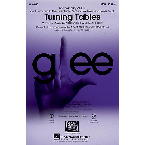 Hal Leonard Turning Tables ShowTrax CD by Adele Arranged by Ed Lojeski