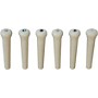 Graph Tech Tusq Ivory Acoustic Guitar Bridge Pins White Paua Dot