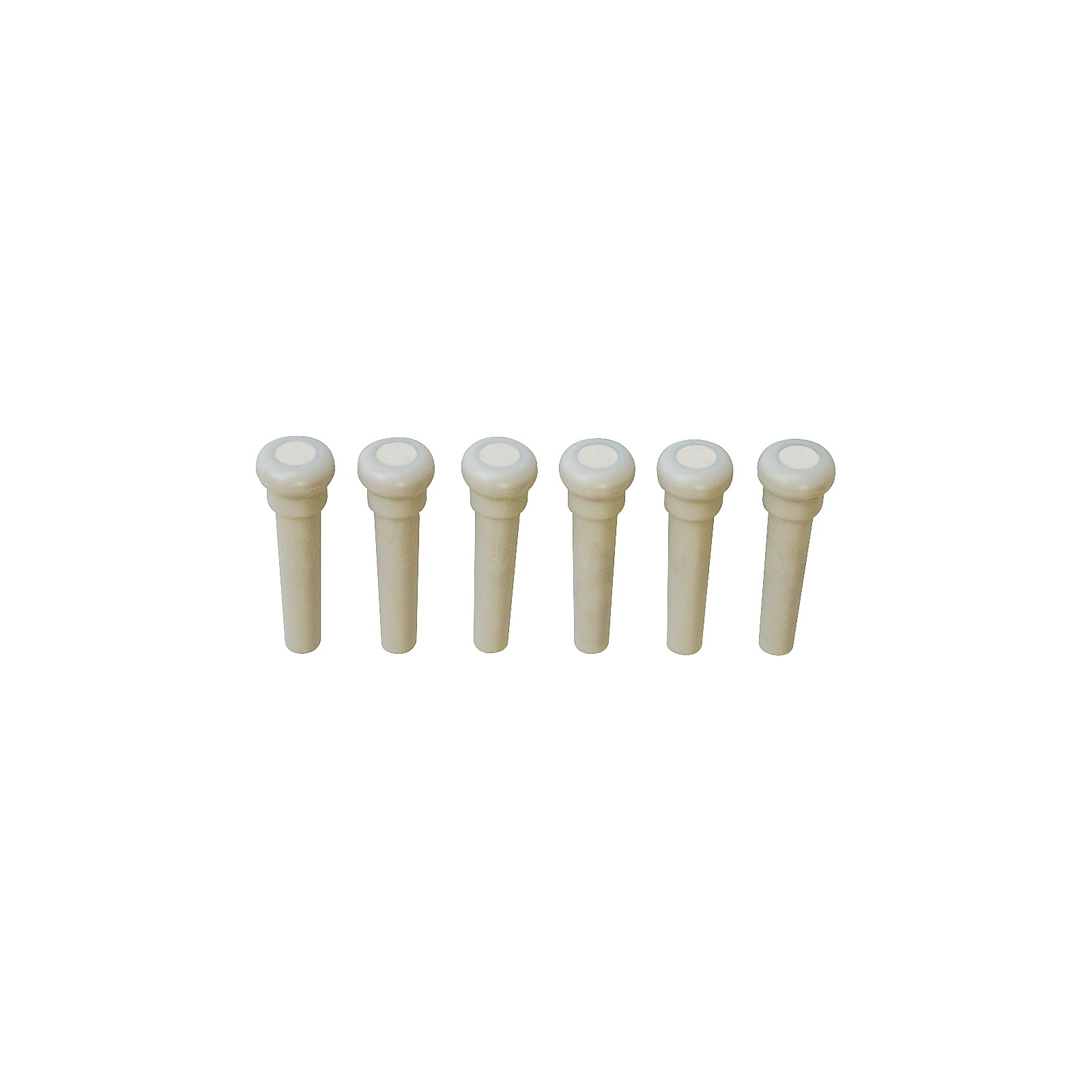 Graph Tech Tusq Ivory Acoustic Guitar Bridge Pins White Pearl Dot