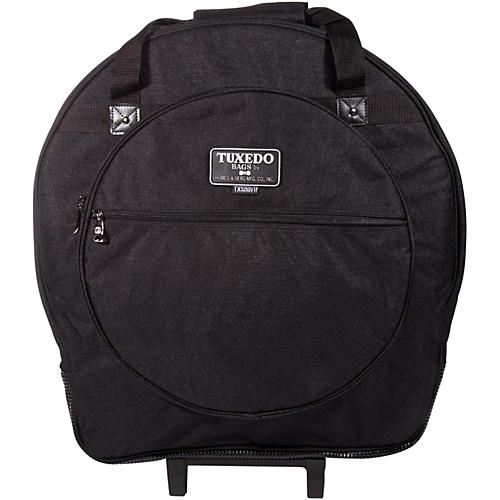 Humes & Berg Tuxedo Tilt-N-Pull Cymbal Bag with Dividers Black 22 in.