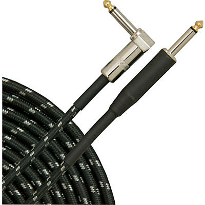 Musician's Gear Tweed Right Angle Instrument Cable