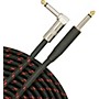 Musician's Gear Tweed Right Angle Instrument Cable Red 20 ft.