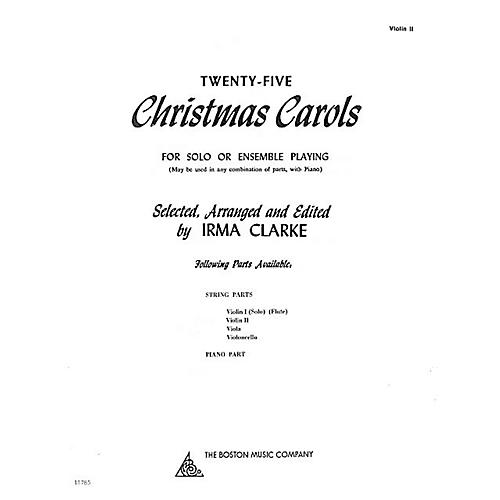 Twenty-Five Christmas Carols - Violin II (for Solo or Ensemble Playing) Music Sales America Series