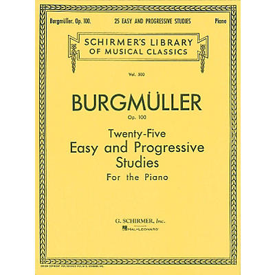 G. Schirmer Twenty-Five Easy And Progressive Studies For The Piano Op. 100 Complete 25