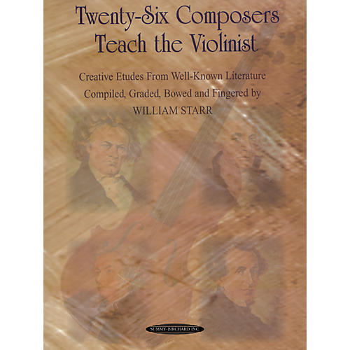 Alfred Twenty-Six Composers Teach the Violinist (Book)