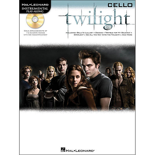 Twilight For Cello - Music From The Soundtrack - Instrumental Play-Along Book/CD Pkg