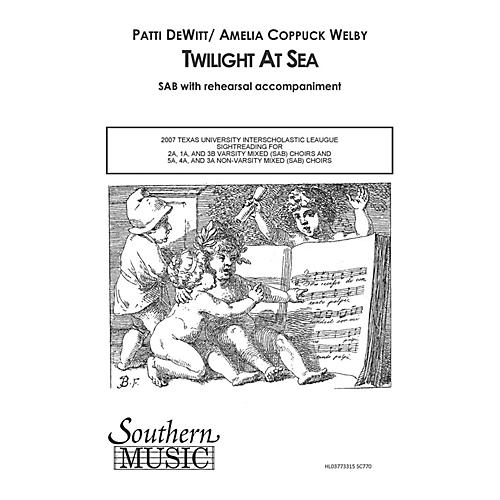 Hal Leonard Twilight at Sea (Choral Music/Octavo Secular Sab) SAB Composed by Dewitt, Patti