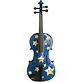Rozanna's Violins Twinkle Star Blue Glitter Series Violin Outfit 1/21/4